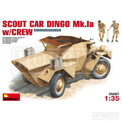 Miniart Scout Car Dingo Mk 1A W/ Crew 1/35