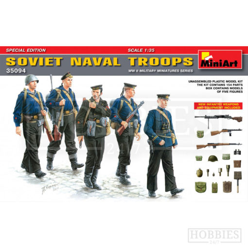 Miniart Soviet Naval Troops. (Special Edition) 1/35
