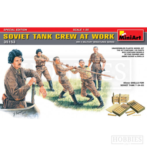 Miniart Soviet Tank Crew At Work (Special Edition) 1/35