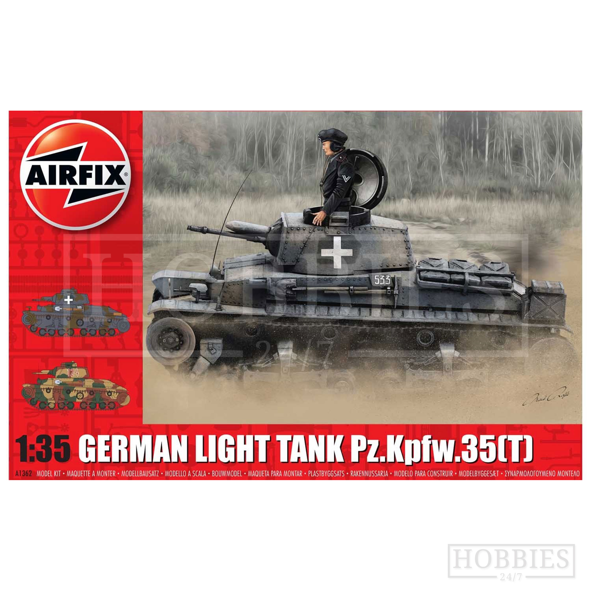 Airfix German Light Tank 1/35 Model Tank - Hobbies247 Model Shop