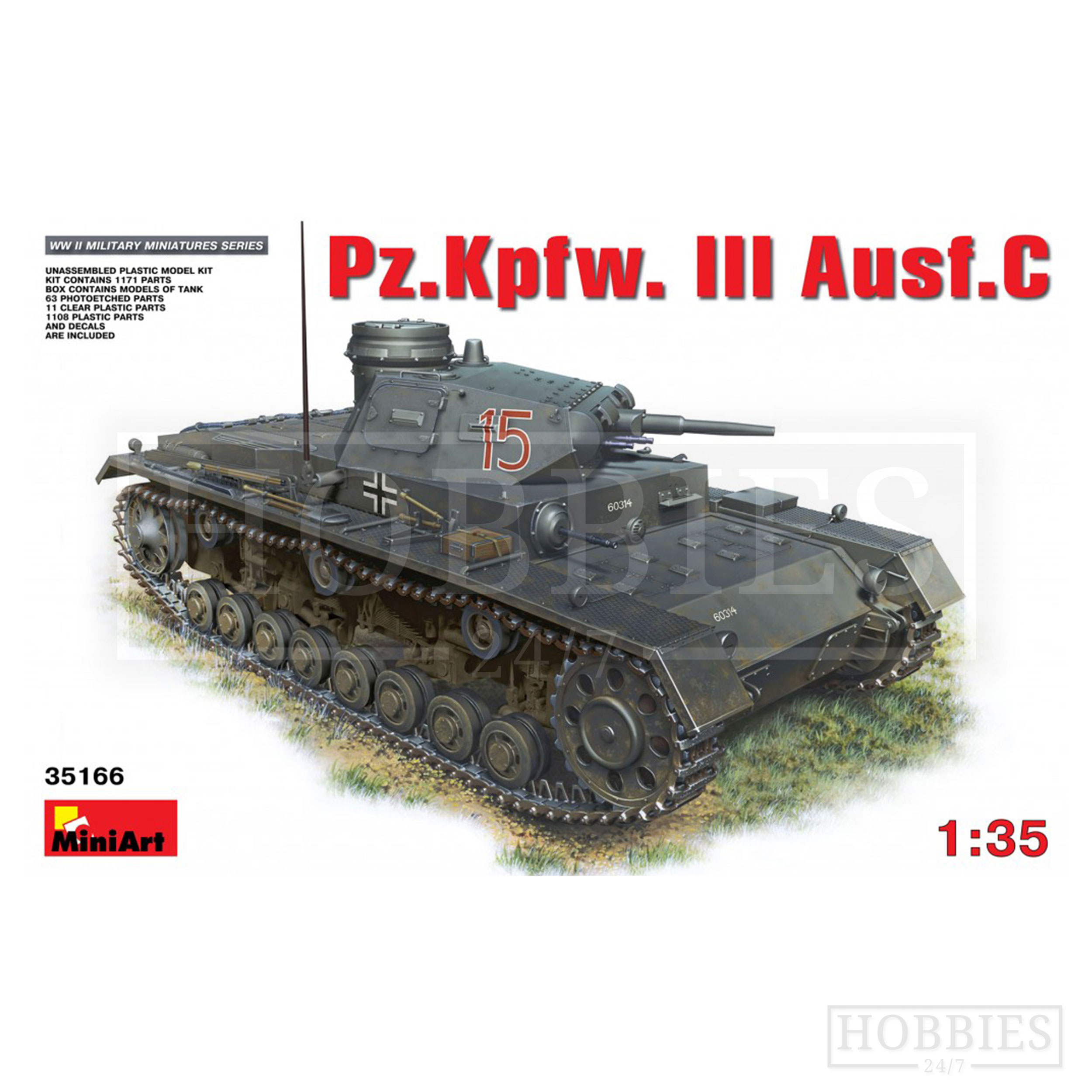 Miniart Pz.Kpfw.Iii Ausf.C 1/35