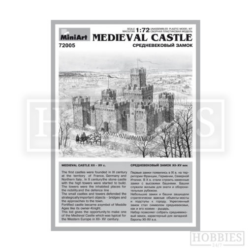 Miniart Medieval Castle 1/72  Scale Kit Picture 7