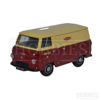 Oxford Ford 400E Van British Rail 1/76