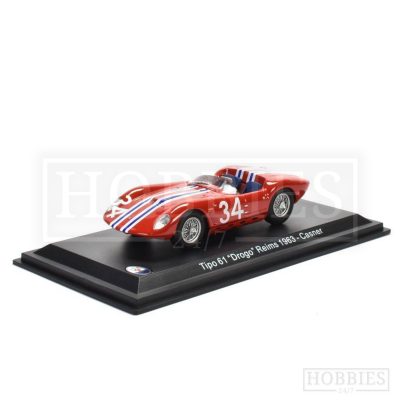 Maserati Tipo 61 Drogo Reims 1963 1/43 scale