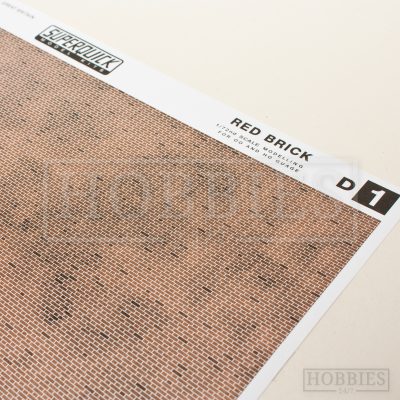 D1 Red Brick Superquick Printed Paper