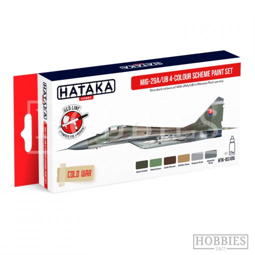 Hataka Mig 29A Ub 4 Colour Scheme Paint Set Paint Set