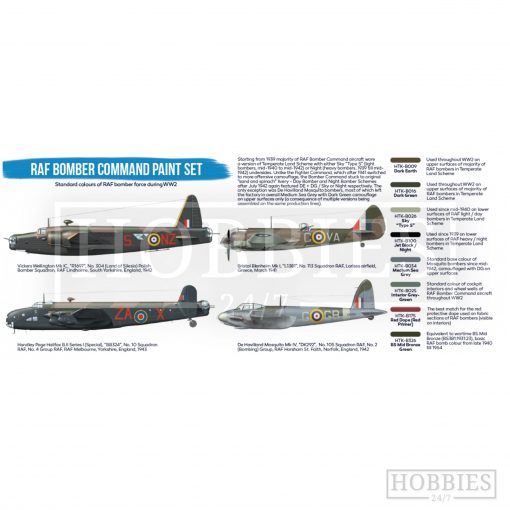 Hataka RAF Bomber Command Paint Set Picture 2