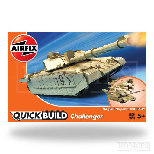 Airfix Challenger Tank Desert Quickbuild Easy Model