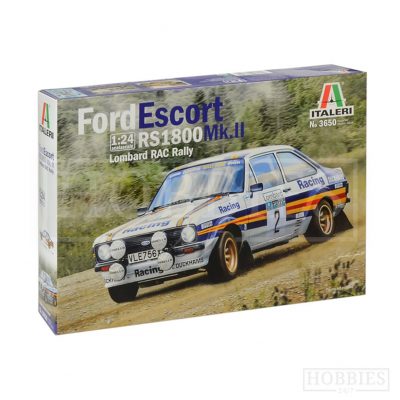 Italeri Ford Escort RS1800 MKII RAC Rally 1/24 Scale