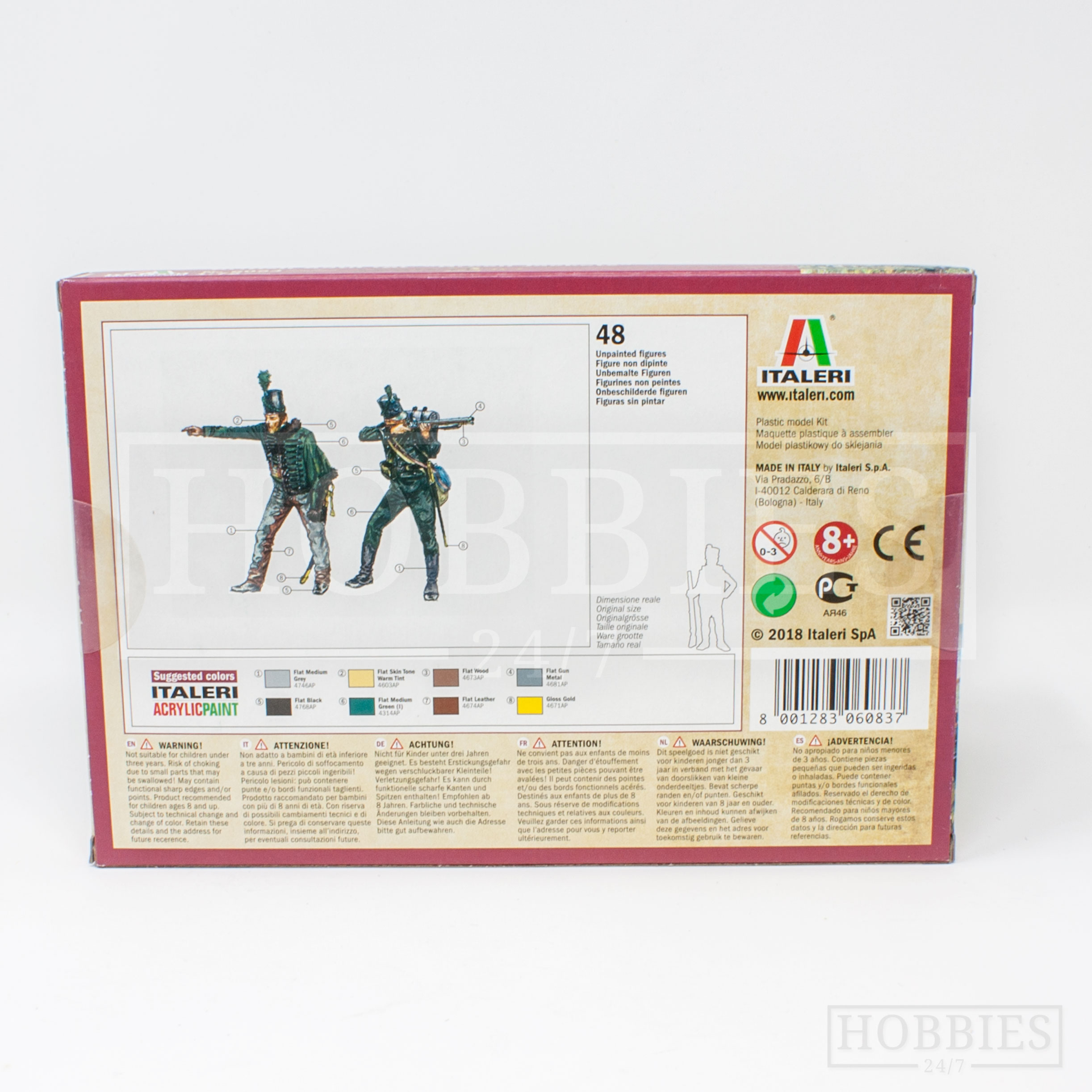 Figurines Militaires Britanniques 95th Rifles 'Green Jackets' - Échelle 1:72 Italeri, Pour Maquettistes Et Collectionneurs