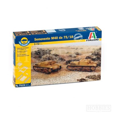 Italeri Semovente M40 Da 75-18 1/72 Scale