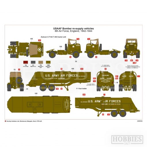 Airfix USAAF Bomber Resupply Set 1/72 Scale Picture 6