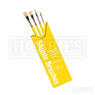 Humbrol Brush Pack Stibble Brush
