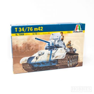 Italeri T34/76 M42 Russian Tank 1/72 Scale