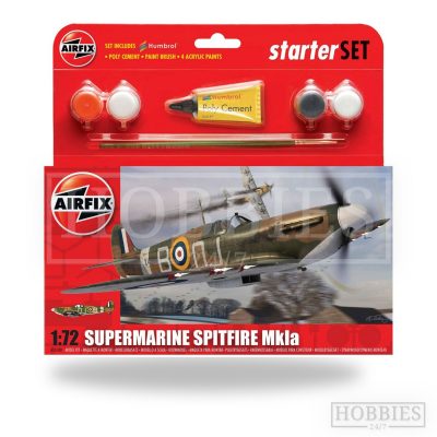 Spitfire Mk1A Airfix Starter Kit 1/72 Scale
