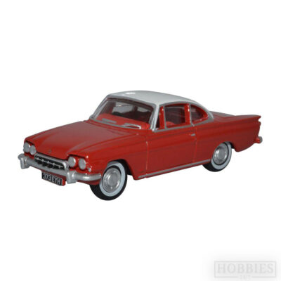 Oxford Diecast Ford Consul Capri Monaco Red And White 1/76 Scale