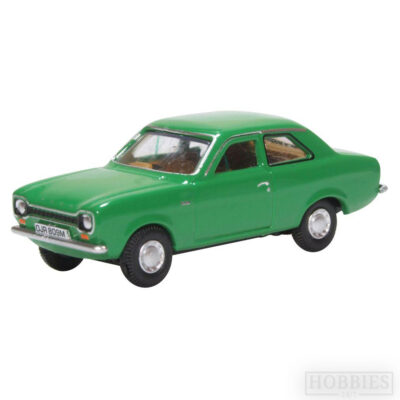 Oxford Diecast Ford Escort Mk1 Modena Green 1/76 Scale
