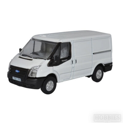 Oxford Diecast Frozen White Ford Transit Mkv Swb Low Roof 1/76 Scale