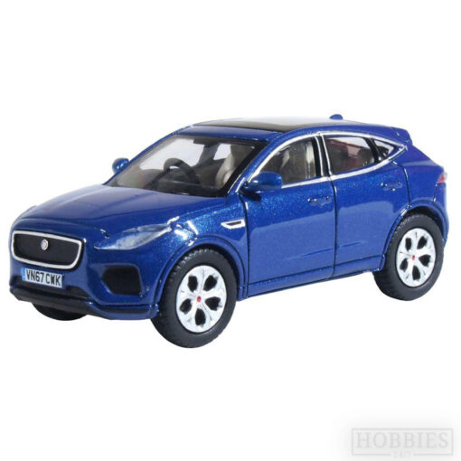 Oxford Diecast Caesium Blue Jaguar E Pace 1/76 Scale