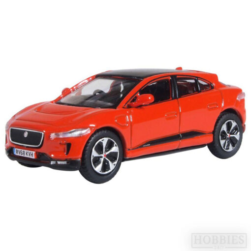 Oxford Diecast Photon Red Jaguar I Pace 1/76 Scale