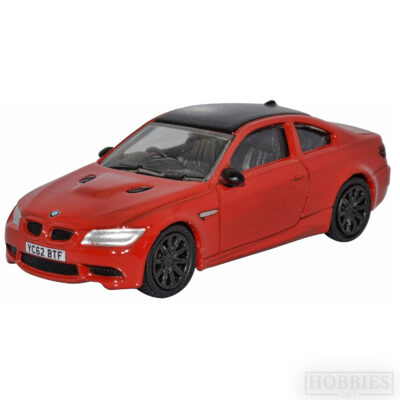 Oxford Diecast Imola Red BMW M3 Coupe 1/76 Scale
