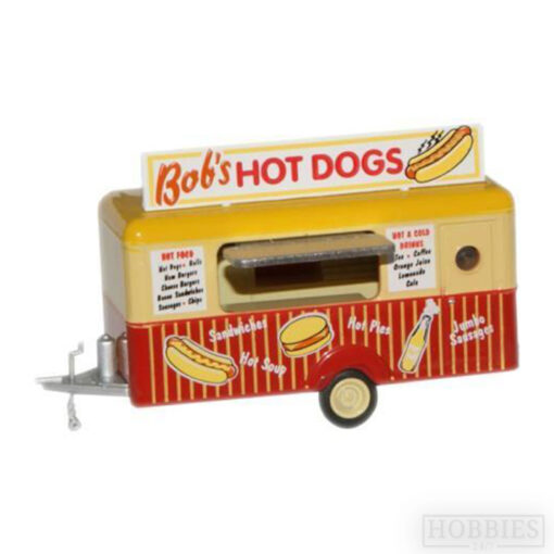 Oxford Diecast Bobs Hot Dogs Mobile Trailer 1/76 Scale