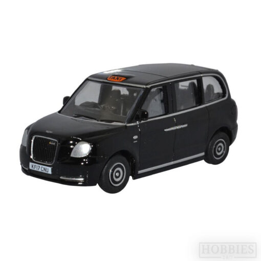 Oxford Diecast Levc Electric Taxi Black 1/76 Scale