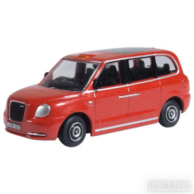 Oxford Diecast Tupelo Red Levc Tx Taxi 1/76 Scale