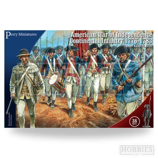 Perry Miniatures War Of Independance Continental Infantry 1776-83 28mm Figures