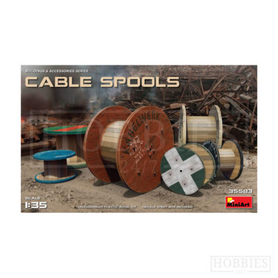 Miniart Cable Spools 1/35 Scale