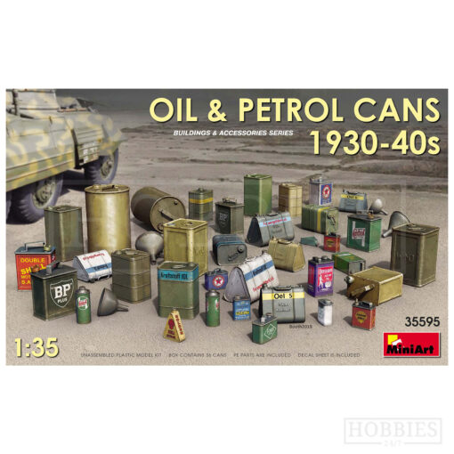 Miniart Oil & Petrol Cans 1930-40S 1/35 Scale