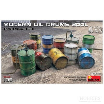 Miniart Modern Oil Drums (200L) 1/35 Scale
