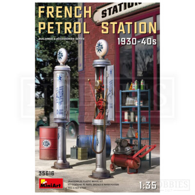Miniart French Petrol Station 1930-10940'S 1/35 Scale