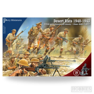 Perry Miniatures Desert Rats WWII 28mm Figures