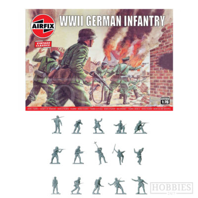 Airfix WWII German Infantry Figures 1/76 Scale