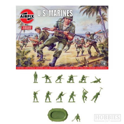 Airfix Us Marines Figures 1/76 Scale