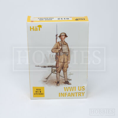 Hat WWI US Infantry Army Figures 1/72 Scale