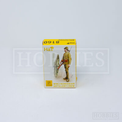 Hat WWII Romanian Artillery Crew Army Figures 1/72 Scale
