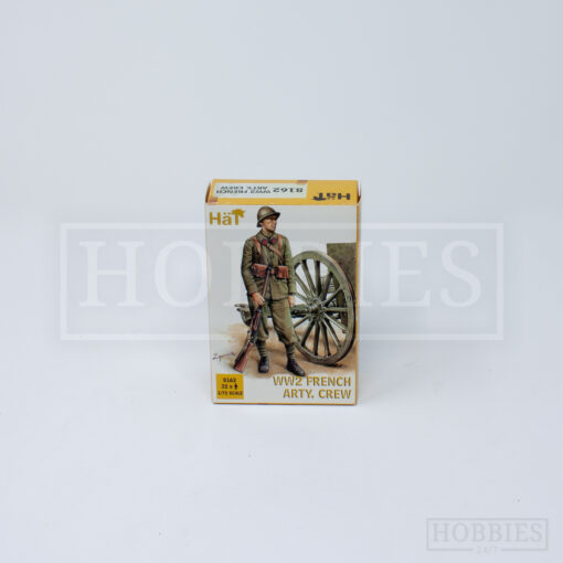 Hat WWII French Artillery Crew Army Figures 1/72 Scale