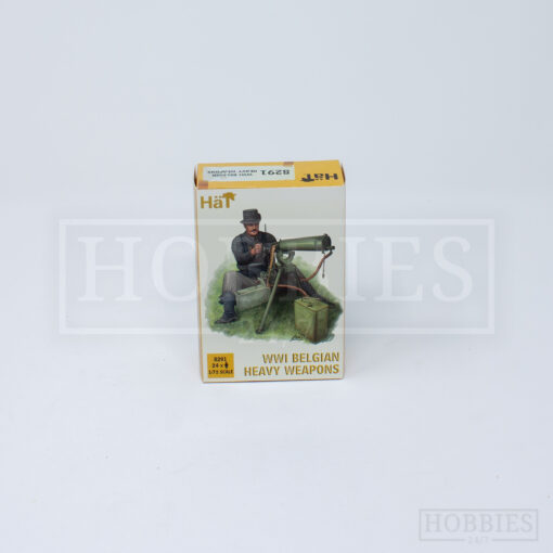 Hat WWI Belgian Heavy Weapons Army Figures 1/72 Scale