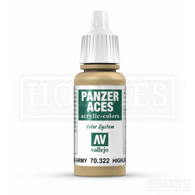 Vallejo Panzer Aces Highlight Us Tank Crew 17ml