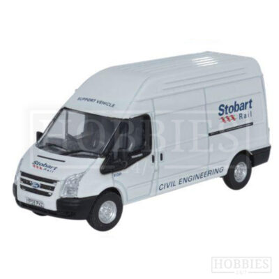 Oxford Ford Stobart Rail Transit Lwb High Roof 1/76 Scale