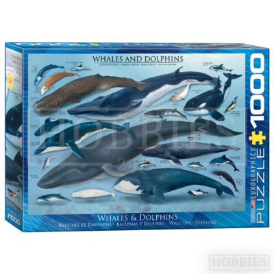 Eurographics Whales & Dolphins 1000 Piece Jigsaw Puzzle