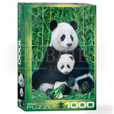 Eurographics Panda Bear And Baby 1000 Piece Jigsaw Puzzle