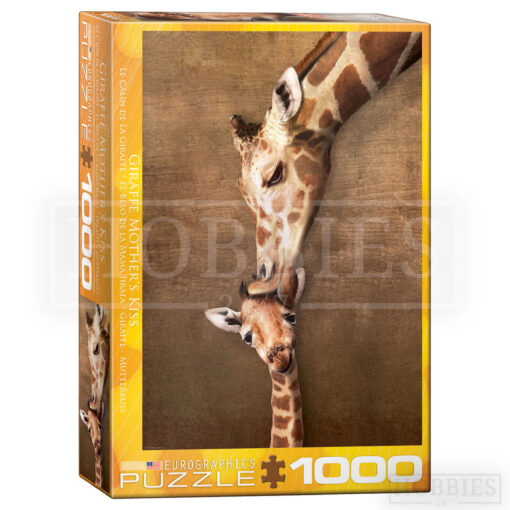Eurographics Giraffe Mothers Kiss 1000 Piece Jigsaw Puzzle