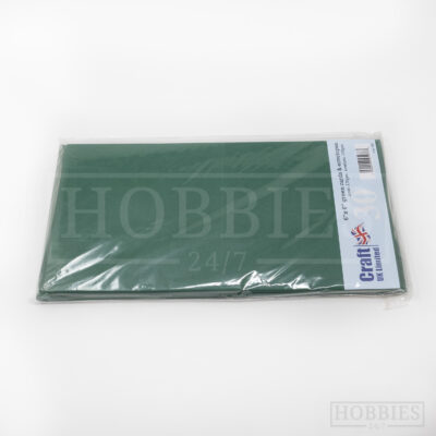 6x6 Inch Green 30 Card Envelope Pack