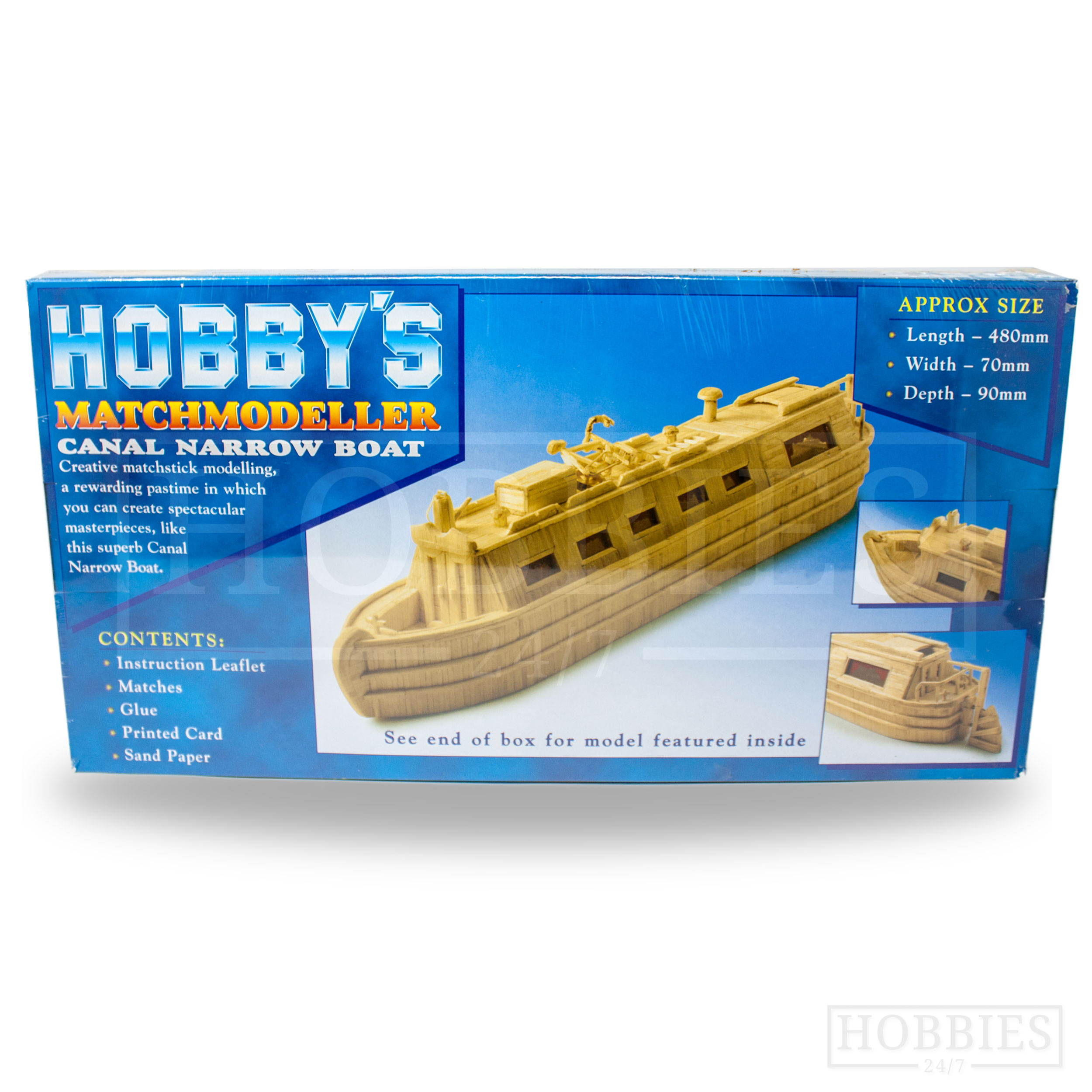Matchmodeller Canal Narrow Boat Match Stick Kit