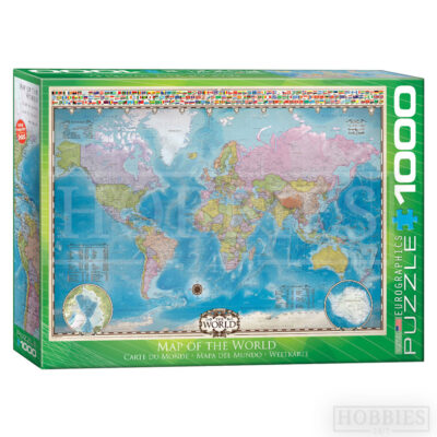 Eurographics Eurographics Map Of The World 1000 Piece Jigsaw Puzzle