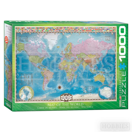 Eurographics Eurographics Map Of The World 1000 Piece Jigsaw Puzzle