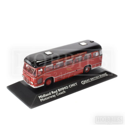Atlas Editions Bmmo Cm5T Motorway Coach - Midland Red 1/76 Scale British Buses